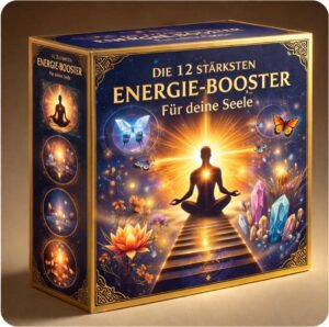 Produktbox „Die 12 stärksten Energie-Booster für deine Seele“ – energetisches Videotraining für innere Kraft, Klarheit und Balance