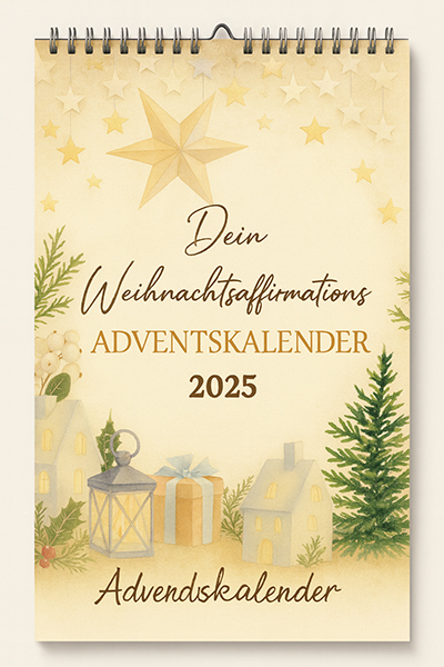Weihnachtsaffirmations-Adventskalender 2025 – tägliche Affirmationen und Lichtbotschaften von Madelaine Dein Seelencoach